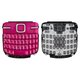 Keyboard compatible with Nokia C3-00, (pink, russian)