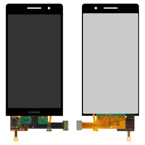 Weggelaten Winderig vloeistof LCD compatible with Huawei Ascend P6-U06, (black, without frame, High Copy)  - GsmServer