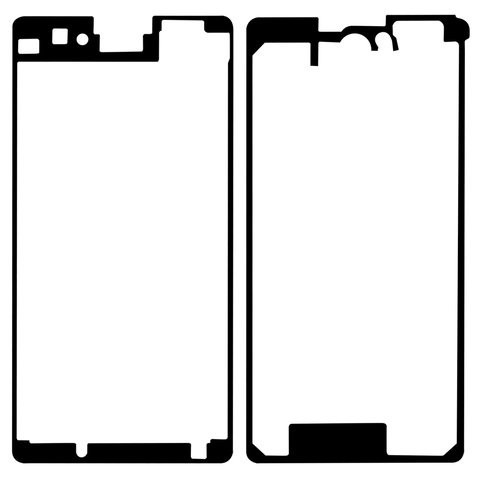 Touchscreen and Back Panel Sticker Double sided Adhesive Tape  compatible with Sony D5503 Xperia Z1 Compact Mini
