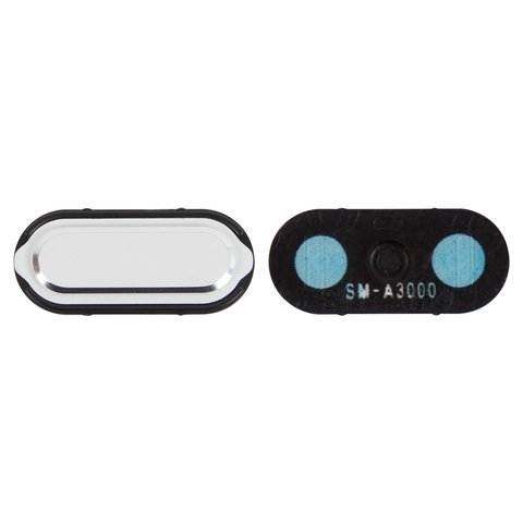 Plastic for MENU Button compatible with Samsung A300F Galaxy A3, A300FU Galaxy A3, A300G Galaxy A3, A300H Galaxy A3, A500F Galaxy A5, A500FU Galaxy A5, A500H Galaxy A5, A500M Galaxy A5, A700F Galaxy A7, A700H Galaxy A7, white 