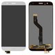 LCD compatible with Huawei G8, (white, reglued flat cable, without frame, original (change glass) , RIO-L01)
