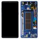 LCD compatible with Samsung N950F Galaxy Note 8, (dark blue, with frame, Original (PRC), deep sea Blue, original glass)