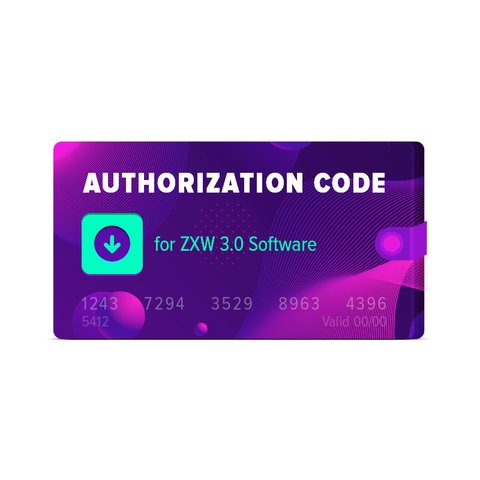 Authorization Code for ZXW Software