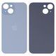 Housing Back Cover compatible with iPhone 15, (blue, no need to remove the camera glass, HC, big hole)