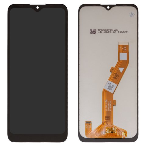 LCD compatible with Nokia C30, black, without logo, without frame, High Copy