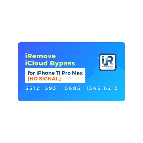 iRemove iCloud Bypass for iPhone 11 Pro Max  [NO SIGNAL]