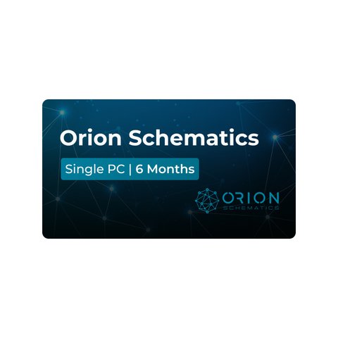Orion Schematics Single PC 6 Months