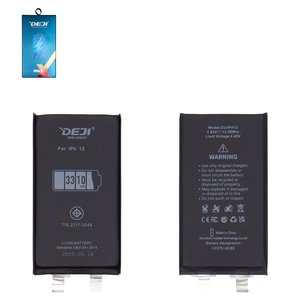 Аккумулятор Deji для Apple iPhone 12, Li ion, 3,83 B, 3310 мАч, без контроллера, повышенная ёмкость