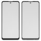 Housing Glass G+OCA PRO compatible with Motorola Moto E30 XT2158-6, Moto E40 XT2159, (with OCA film, black)