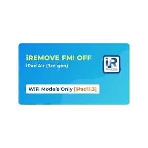 iRemove FMI OFF iPad Air 3rd Gen  WiFi Only [iPad11,3]