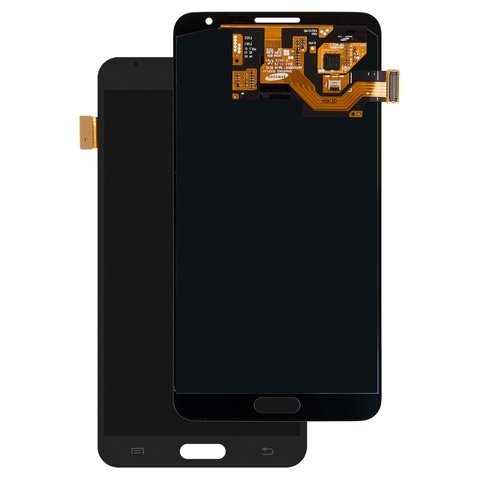 Pantalla LCD puede usarse con Samsung N7502 Note 3 Neo Duos, N7505 Note 3 Neo , gris, sin marco, original vidrio reemplazado 