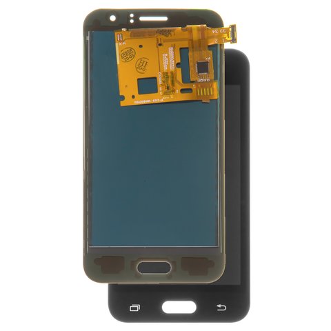 Pantalla LCD puede usarse con Samsung J120 Galaxy J1 2016 , negro, con ajuste de brillo, sin marco, Copy, TFT 