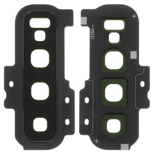 Vidrio de cámara puede usarse con Samsung G975 Galaxy S10 Plus, negro, con marcos, prism Black, ceramic black