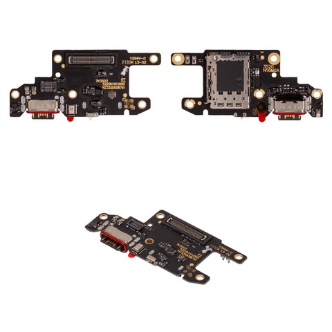 Cable flex puede usarse con Xiaomi Poco X6, Redmi Note 13 Pro 5G, del conector de carga, con conector de SIM, placa del cargador