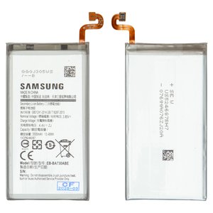Batería EB BA730ABE puede usarse con Samsung A730 Galaxy A8+ 2018 , Li ion, 3.85 V, 3500 mAh, Original PRC 