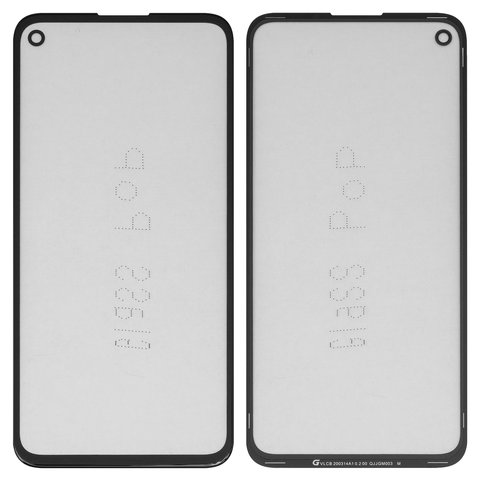 Vidrio de carcasa G+OCA PRO puede usarse con Google Pixel 4a, con película OCA, negro