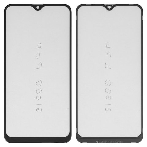 Vidrio de carcasa G+OCA PRO puede usarse con Oppo A12, A5s, A7, con película OCA, negro
