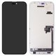 Pantalla LCD JCID puede usarse con iPhone 16 Pro Max, negro, con marco, HC, sin error, (OLED) soft, Diagnosable, 120Hz