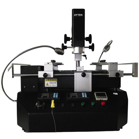 Термовоздушный ремонтный комплекс с инфракрасным преднагревателем ATTEN AT8235