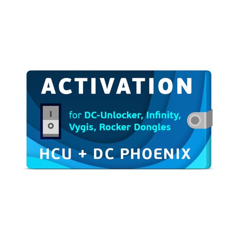Активація HCU + DC Phoenix для донглів DC Unlocker Infinity Vygis Rocker