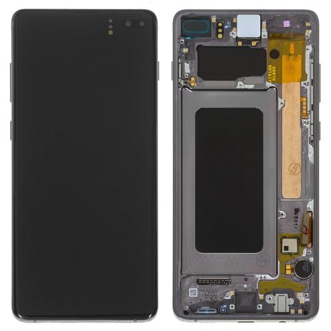 Дисплей для Samsung G975 Galaxy S10 Plus, чорний, з рамкою, Original PRC