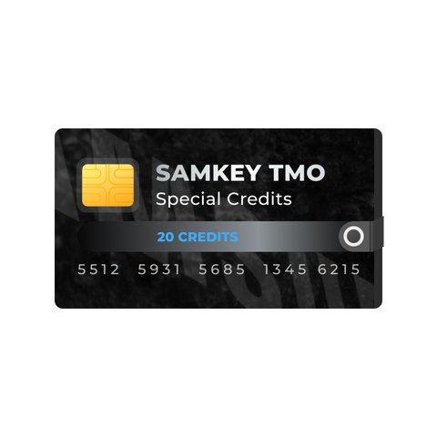 Спеціальні кредити Samkey TMO 20 кредитів 