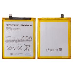 Акумулятор G005 для General Mobile GM 8, Li Polymer, 3,85 B, 3005 мАг, Original PRC 