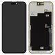 Дисплей для iPhone 15 Pro Max, черный, с рамкой, HC, без микросхемы, (OLED), GX OEM hard