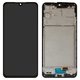 Дисплей для Samsung A165 Galaxy A16, чорний, з рамкою, High Copy, (OLED)