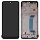 Дисплей для Xiaomi Poco X5 5G, Redmi Note 12 5G, черный, с рамкой, Сopy, (TFT), 22111317PG, 22111317PI, 22111317I, 22111317G