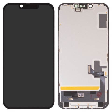Дисплей для iPhone 14 Pro Max, черный, с рамкой, HC, без ошибки, OLED , DD OLED OEM soft, 120Hz, diagnosable