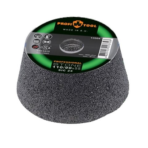 Круг зачисний конічний PROFITOOL PROFESSIONAL 110 90х55хM14; SIC 36