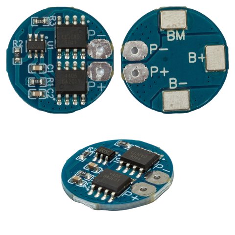BMS контроллер 2S, 8 А, 7.4 В, для Li Ion аккумуляторов