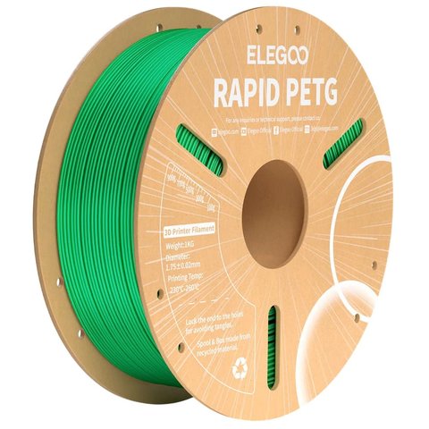 Филамент ELEGOO RAPID PETG, зеленый green , 1 кг