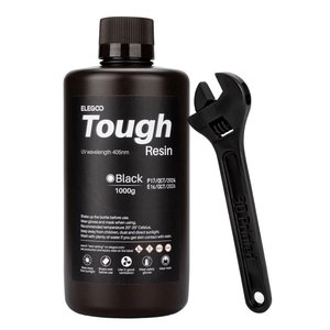 Фотополімерна смола підвищеної міцності для 3D принтера ELEGOO Tough Resin Black, 1 кг