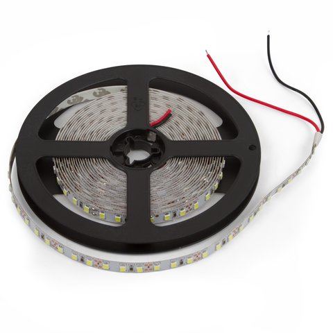 Tira de luces LED SMD2835 (luz blanca fría extra brillante, monocromática, 60 diodos LED/m, 5 m, IP65)